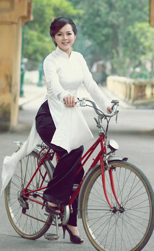 Pengguna sepeda di Vietnam